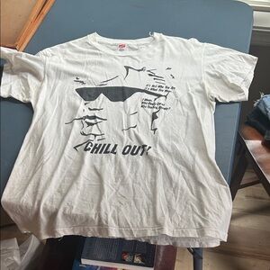 Hanes Chill Out Graphic Tee - White